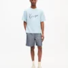 T-shirt med broderat ”Kenzo Signature” i merinoull T-shirt med broderat ”Kenzo Signature” i merinoull