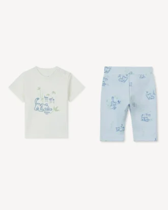 T-shirt och byxor i bomull