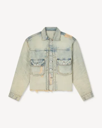 Truckerjacka i japansk denim