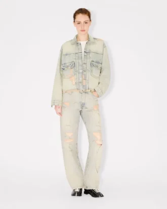 Truckerjacka i japansk denim