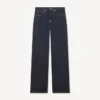 Uppvikta jeans i vid passform i japanskt denim Uppvikta jeans i vid passform i japanskt denim