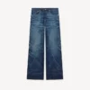 Uppvikta jeans i vid passform i japanskt denim Uppvikta jeans i vid passform i japanskt denim