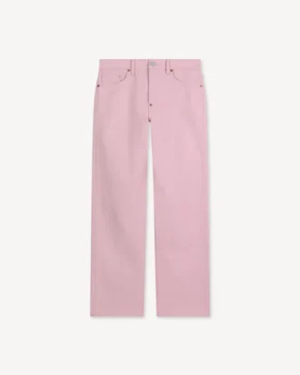 Uppvikta jeans i vid passform i japanskt denim Uppvikta jeans i vid passform i japanskt denim
