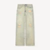 Uppvikta jeans i vid passform i japanskt denim Uppvikta jeans i vid passform i japanskt denim