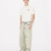 Uppvikta jeans i vid passform i japanskt denim Uppvikta jeans i vid passform i japanskt denim