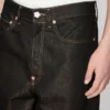 Uppvikta jeans i vid passform i japanskt denim Uppvikta jeans i vid passform i japanskt denim