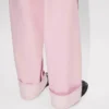 Uppvikta jeans i vid passform i japanskt denim Uppvikta jeans i vid passform i japanskt denim