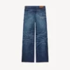 Uppvikta jeans i vid passform i japanskt denim Uppvikta jeans i vid passform i japanskt denim