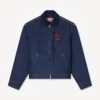 Vadderad arbetsjacka i japansk denim