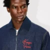 Vadderad arbetsjacka i japansk denim