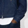 Vadderad arbetsjacka i japansk denim