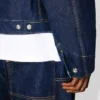 Vadderad arbetsjacka i japansk denim